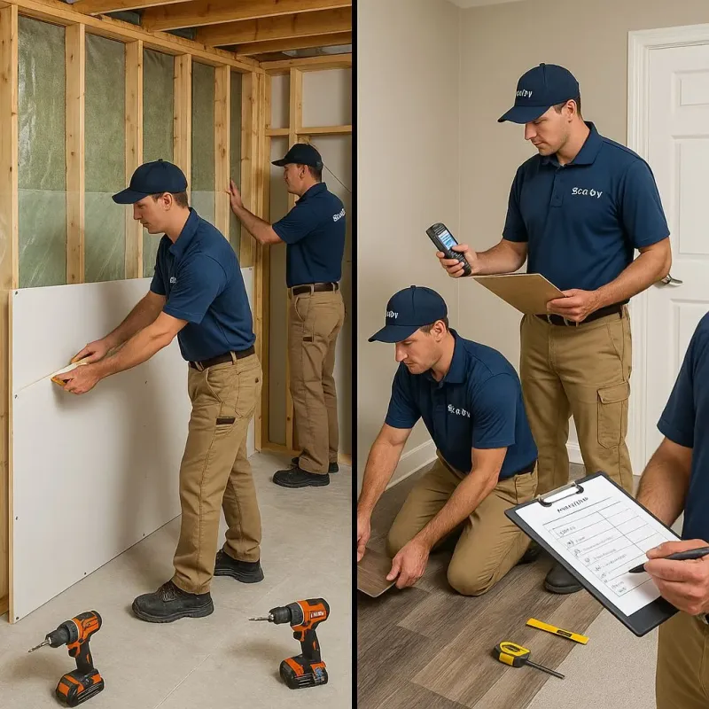 Repairs and Reconstruction process in Huntington, NY